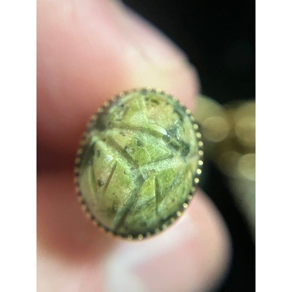 Vintage JC&Co Gold-filled Sterling Charm Bracelet Scarab Fob Sewing Mt. Rushmore - Picture 9 of 12